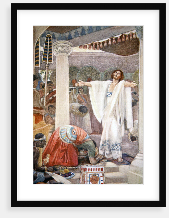 Daniel interprets the dream of Nebuchadnezzar by Evelyn Paul