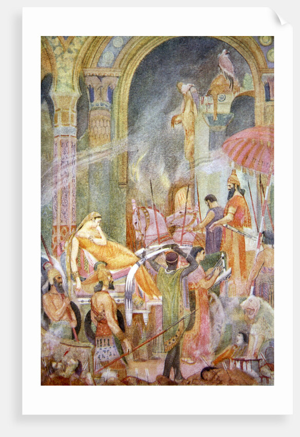 Capture of Sarrapanu by Tiglath-Pileser II by Evelyn Paul