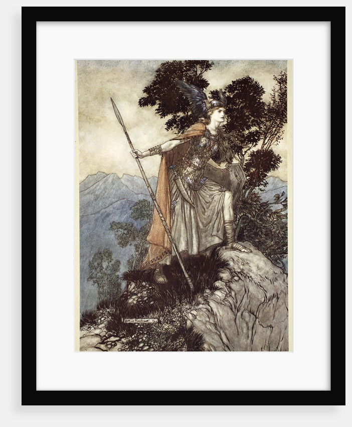 Brunnhilde by Arthur Rackham