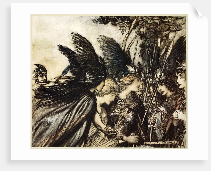 I flee for the first time and am pursued by Arthur Rackham
