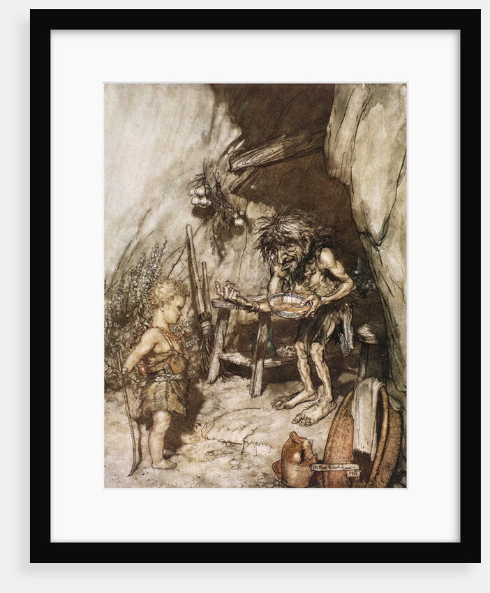Mime and the infant by Arthur Rackham