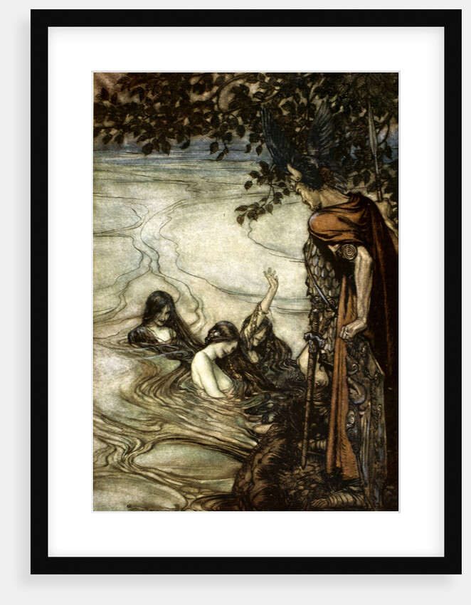 Illustration from Siegfried and the Twilight of the Gods by Arthur Rackham