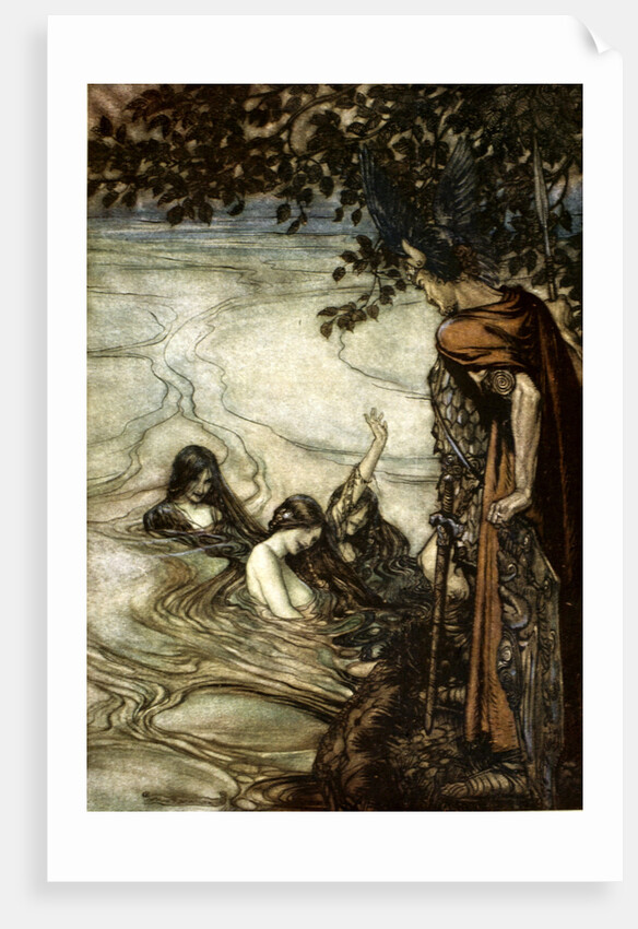 Illustration from Siegfried and the Twilight of the Gods by Arthur Rackham