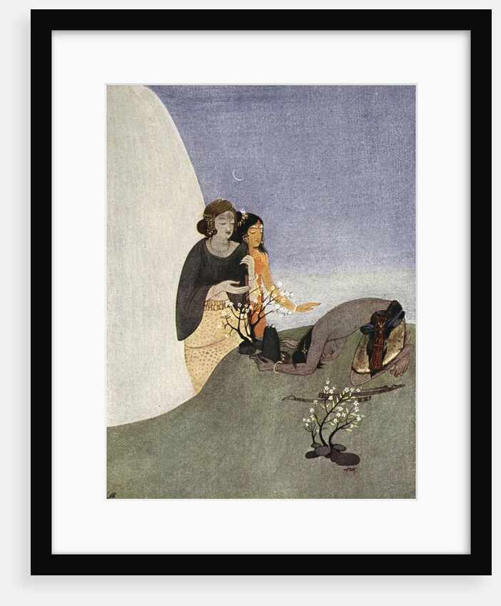 Kirat-Arjuna by Nandalal Bose