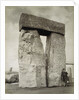 A shepherd posing at Stonehenge on Salisbury Plain by Anonymous