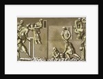 Roman soldiers building a fort by Vittorio Raineri