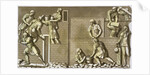 Roman soldiers building a fort by Vittorio Raineri