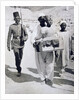 Mannequin or bust of Tutankhamun being carried from his tomb by Harry Burton