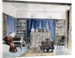 Interior of Kelmscott Manor, Oxfordshire by William Morris