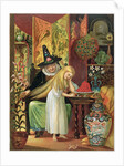 Scene from Hans Christian Andersen's fairy tale, The Snow Queen by Anonymous