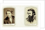 John Ruskin, English artist, poet and critic, and William Holman Hunt, English artist by Elliott & Fry