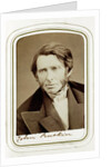 John Ruskin, English artist, poet and critic by Elliott & Fry