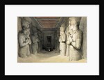 Interior of the Temple of Abu Simbel by David Roberts