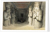 Interior of the Temple of Abu Simbel by David Roberts