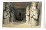 Interior of the Temple of Abu Simbel by David Roberts