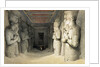 Interior of the Temple of Abu Simbel by David Roberts