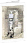 View through the Hall of Columns, Karnak by David Roberts