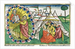 Exodus 20:1-5: Moses receiving the Ten Commandments by Anonymous