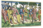 Joshua 10:16-27: the execution of the five kings by Anonymous