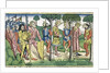 Joshua 10:16-27: the execution of the five kings by Anonymous