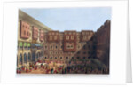Mamelukes Exercising in the Square of Mourad Bey's Palace by Thomas Milton