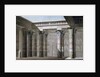 Interior view from the portico of the Grand Temple on the island of Philae by Antoine Phelippeaux