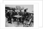 Lord Carnarvon with Egyptian officials by Harry Burton