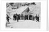 Crowd outside Tutankhamun's tomb by Harry Burton