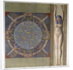Zodiac ceiling from the grand Temple at Denderah by Jollois and Devilliers