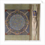 Zodiac ceiling from the grand Temple at Denderah by Jollois and Devilliers