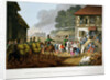 French Troops Retreating Through and Plundering a Village by Matthew Dubourg