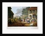 French Troops Retreating Through and Plundering a Village by Matthew Dubourg