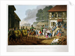 French Troops Retreating Through and Plundering a Village by Matthew Dubourg