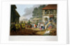 French Troops Retreating Through and Plundering a Village by Matthew Dubourg
