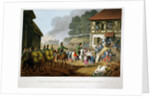 French Troops Retreating Through and Plundering a Village by Matthew Dubourg