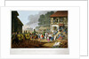 French Troops Retreating Through and Plundering a Village by Matthew Dubourg