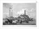 View of the Tchin Shan, or Golden Island, in the Yang-tse Kiang, or Great River of China by Wilson