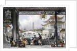 Pavilion and Gardens of a Mandarin near Peking by Thomas Allom