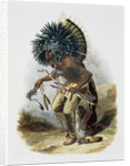 Pehriska-Ruhpa, Minatarre Warrior in the Costume of the Dog Dance by Rene Rollet