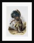 Pehriska-Ruhpa, Minatarre Warrior in the Costume of the Dog Dance by Rene Rollet