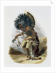 Pehriska-Ruhpa, Minatarre Warrior in the Costume of the Dog Dance by Rene Rollet