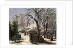 Winter Village of the Minatarres by Narcisse Desmadryl