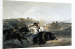 Indians Hunting the Bison by Carl Vogel