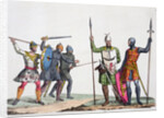 Anglo-Saxon warriors by Anonymous