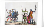 Anglo-Saxon warriors by Anonymous