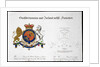 Crest of the King of the United Kingdom of Great Britain and Ireland and Hanover by Anonymous