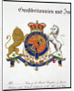 Crest of the King of the United Kingdom of Great Britain and Ireland and Hanover by Anonymous