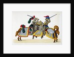 Two knights at a tournament by Friedrich Martin von Reibisch