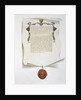 Facsimile edition of the Magna Carta by Anonymous