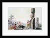 Statues on Easter Island by C Bottigella